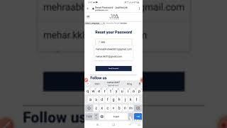 Forgot Login Password How Reset or Recover Login Password of JAA LIFESTYLE Account