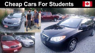 Cars for Students || Work Permit || Cheap Cars || Canada