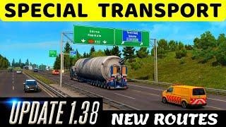 Update 1.38 | New Special Transport Routes For Road To The Black Sea DLC | ETS2: SCS News #61