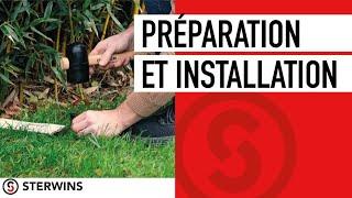 How to install your STERWINS robotic lawnmower (Surface, boundary wire)