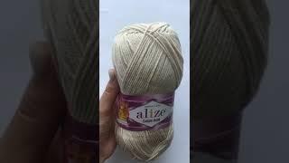 Подробный обзор пряжи Alize Cotton Gold(Хлопок с акрилом) №599 Слоновая кость