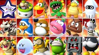 All Mario Party Games All Bosses Master Difficulty (No Damage)