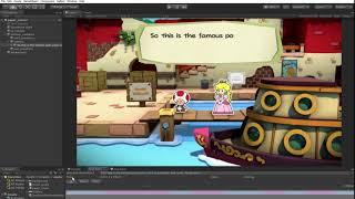 Paper Mario RPG Textbox in Unity