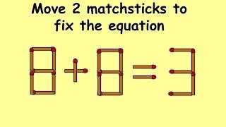 Challenge Yourself with These Challenging Match Stick Puzzles!  #320 #maths #matchstickriddles