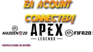 How to connect EA account to ps4/xbox1  || apex legends, MUT rewards, FUT rewards (2020)