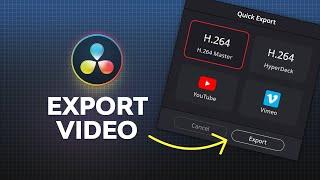 How to Export Video in DaVinci Resolve