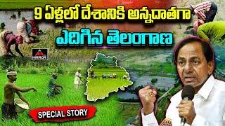 Special Story on Telangana Agriculture Development in KCR 9 Year Regime | Mirror TV