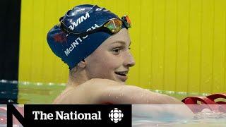 14-year-old swimmer Summer McIntosh competes for Canada in Tokyo