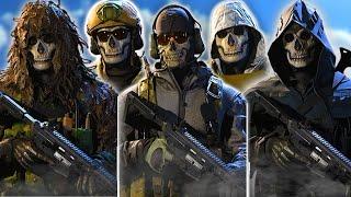 ALL GHOST SKINS IN MODERN WARFARE! SHOWCASE ("Dreadwood", "Azrael", "Classic Ghost") + MORE!