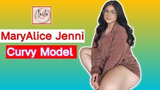 MaryAlice Jenni ..| Mexican-American Curvy Plus-sized Model | Beautiful Fashion Model | Biography