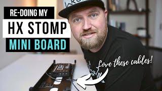 HX Stomp Mini Pedalboard Build Feat. GHOSTFIRE Patch Cables & The New BLACKOUT JET Revelation Reverb