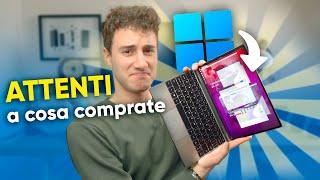 Un MINI PORTATILE e WINDOWS 11: È ANDATA MALISSIMO 