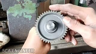 Modification Of The Rear Axle Gears Of An Automatic Motorbike