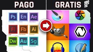 Las MEJORES Alternativas GRATIS a PROGRAMAS de ADOBE