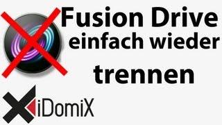 Fusion Drive trennen, deaktivieren, rückgängig machen, separieren