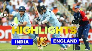 India V England Highlights 3rd ODI 2007 at Birmingham | Ganguly & Rahul batting well against England