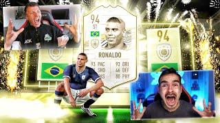 OMFGG!!!! 94 ICON RONALDO IN A PACK !!  FIFA 21