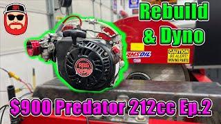 $900 Predator 212cc Rebuild & Dyno ~ Subscriber Engine Part 2