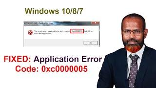 how to fix error code 0xc0000005 in windows 10 computer 2020