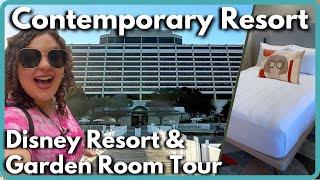 Disney's Contemporary Resort Full Tour (w/ Garden Wing "Incredibles" Room Tour) Disney Deluxe Resort