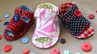 How to Sew Baby Tiptoe Sandals