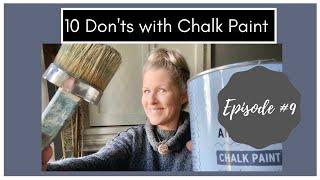 10 Don'ts with Chalk Paint: Chalk Paint 101 Questions and Answers: Episode 9