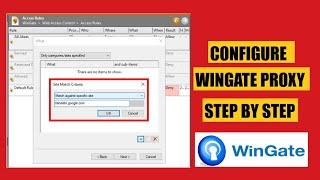 Configure WinGate Proxy Server On Windows Server 2019