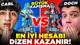 8100 UC'YE EN İYİ HESABI KİM FULLEYECEK??  DOCH VS CARL BÜYÜK KAPIŞMA! | PUBG MOBILE