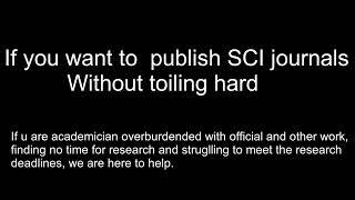 PhD Help, Research publication, SCI journal, Call for collaboration