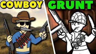 Cowboy Vs Grunt Which Is Better? - Fallout New Vegas