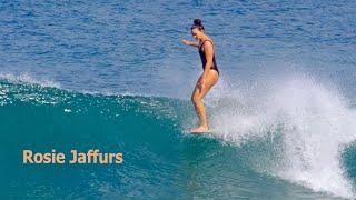 Rosie Jaffurs North Shore Longboard Surf Session