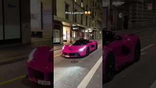 #supercar What a color 殺 #pink #pinkferrari #ferrari #laferrari #pinkcar #zuric