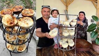 Meat inside the dough is a popular Uzbek street food | somsa in an unusual way | kosa somsa