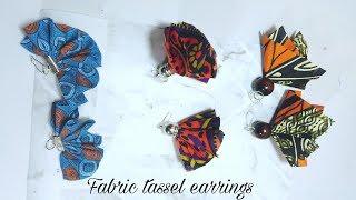 3 Ideas for Fabric Tassel Earrings