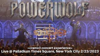 Powerwolf & Seven Kingdoms LIVE @ Palladium Times Square New York 2023 *cramx3 concert experience*