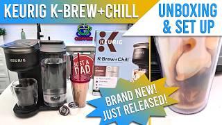 NEW!  Keurig K-Brew+Chill Coffee Maker K-Cup Iced / Rapid Cold Brew Coffee UNBOXING & SET UP