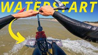 How to WATERSTART in Kitesurfing | Learn to Kitesurf Ep. 9