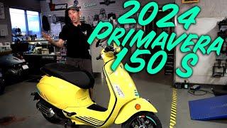 New 2024 Vespa Primavera 150 S