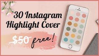 Free Instagram Highlight Cover Tropical | Canva Template