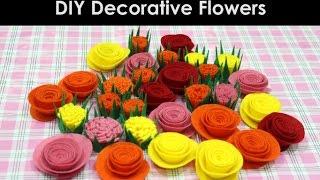 DIY Decorative Flowers: Home Decor