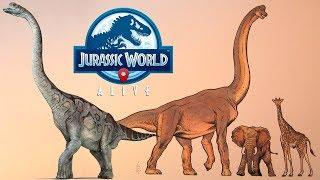 Охота на Зауроподов Jurassic World Alive