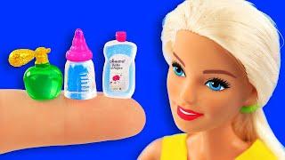 10 DIY Barbie Hacks! ~ Makeup Box, Fortnite-themed desk, slime; and more
