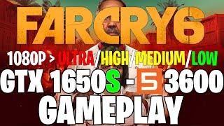 Far Cry 6 | GTX 1650S 4GB - Ryzen 5 3600 |