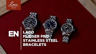 Laco Flieger PRO stainless steel bracelets