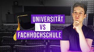 UNIVERSITÄT vs FACHHOCHSCHULE: Was du vorher wissen solltest