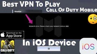 Fix Call Of Duty Mobile Network Error Problem In iOS Device | How To Fix Connection Terminated Error