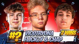 DOMINATING THE TRIO CASH CUP  w/ FlickzyV2 & Chap