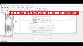 How to solve Communication Error in WPLSoft Simulation? For Beginners
