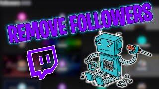 Remove Bot/Fake Followers on Twitch