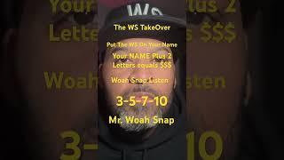 WS =  #globaldomainsinternational  #brand #name #content #thewstakeover #woahsnap #mrwoahsnap